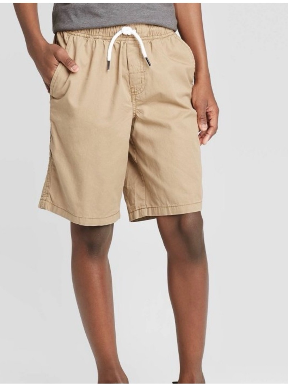 3 pairs of cat and jack drawstring khakis